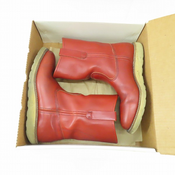実際に弊社で買取させて頂いたRED WING/レッドウィング 90年代 ペコスブーツ 旧犬タグ 866 /7の画像 8枚目