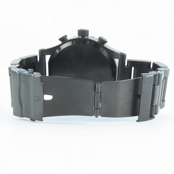 実際に弊社で買取させて頂いたNIXON/ニクソン 腕時計/ウォッチ THE 51-30 ALL BLACK【動作未確認】の画像 3枚目