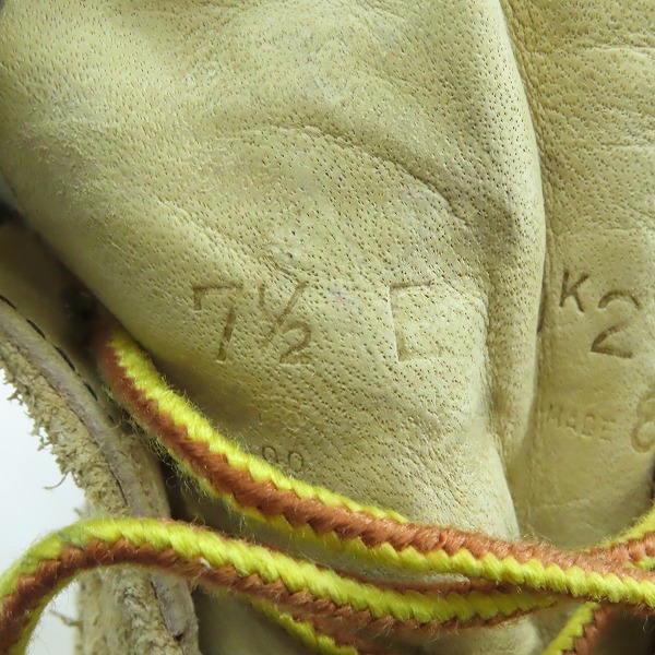 実際に弊社で買取させて頂いたRED WING/レッドウィング 犬タグ スウェード ブーツ 27285 7.5Eの画像 5枚目