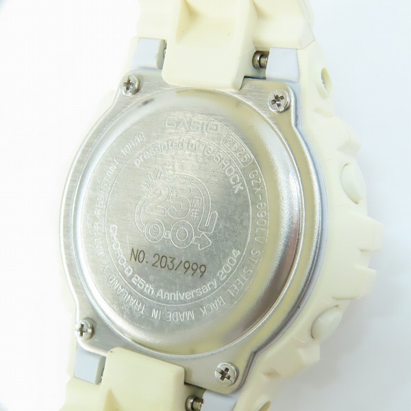 実際に弊社で買取させて頂いたG-SHOCK/Gショック チョロQ25周年モデル 999本限定 GZX-690LV【動作未確認】の画像 3枚目