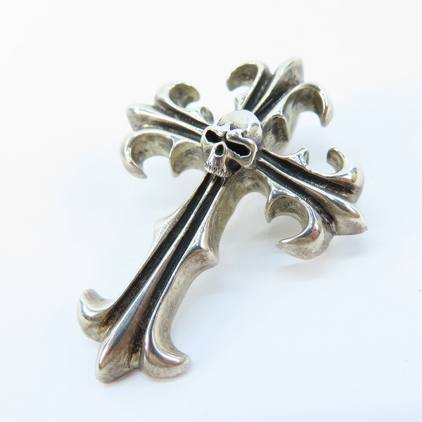 実際に弊社で買取させて頂いたTHIRTEEN DESIGNS/サーティーンデザインズ マッドスカル ドロップ/スカルオンソーンクロス ペンダントトップ