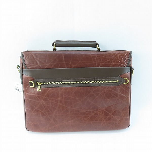 実際に弊社で買取させて頂いたHUNTING WORLD/ハンティングワールド レザー ビジネスバッグ/ショルダーバッグの画像 1枚目