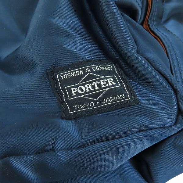 実際に弊社で買取させて頂いたPORTER/ポーター TANKER/タンカー DAYPACK/デイパック リュックサック/バックパック アイアンブルーの画像 5枚目