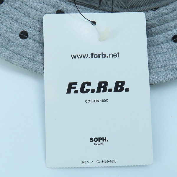 実際に弊社で買取させて頂いた【未使用】F.C.REAL BRISTOL/F.C.レアルブリストル ロゴドットハット FCRB-156027の画像 6枚目