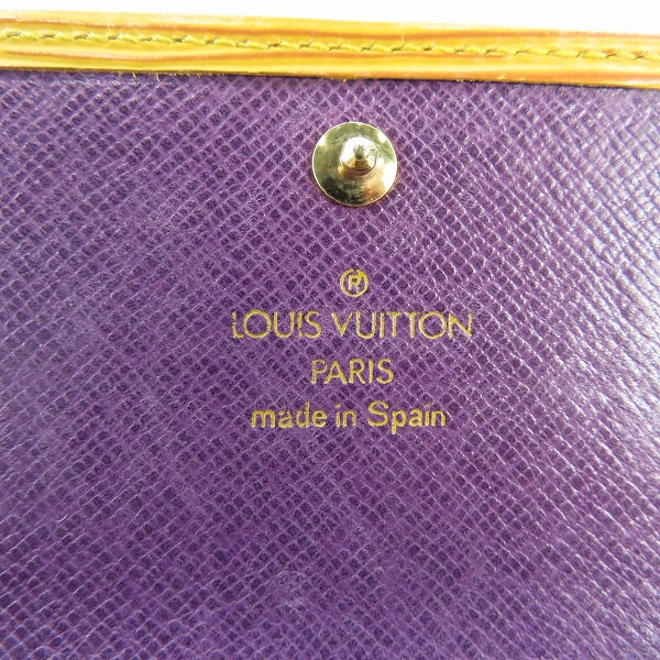 実際に弊社で買取させて頂いたLOUIS VUITTON/ルイヴィトン エピ ポルトフォイユ サラ 二つ折り長財布 M60319 の画像 5枚目
