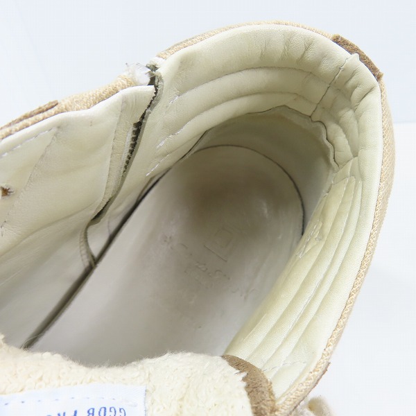 実際に弊社で買取させて頂いた【観賞用】GOLDEN GOOSE/ゴールデングース SLIDE/スライド USED加工 サイドジップ シューズ/43の画像 4枚目