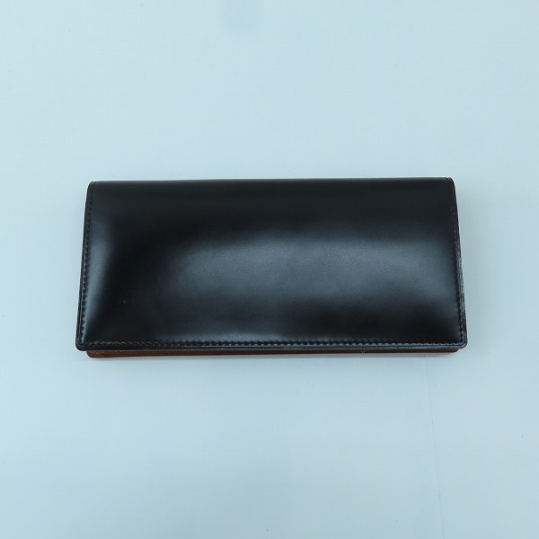 実際に弊社で買取させて頂いた土屋鞄製造所/ツチヤカバン コードバン 2つ折り 長財布/ロングウォレット