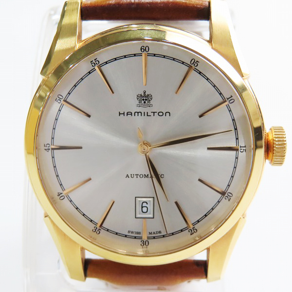 実際に弊社で買取させて頂いたHAMILTON/ハミルトン ジャズマスター スピリットオブリバティ デイト 自動巻き 腕時計 H424450