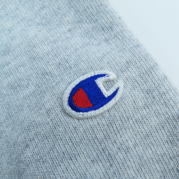 実際に弊社で買取させて頂いたChampion×STUSSY/チャンピオン×ステューシー リバースウィーブ パイル ボックスロゴ プルオーバーパーカー/フーディ Mの画像 5枚目