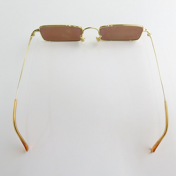 実際に弊社で買取させて頂いた白山眼鏡/ハクサンガンキョウテン サングラス/アイウェア ゴールドの画像 2枚目