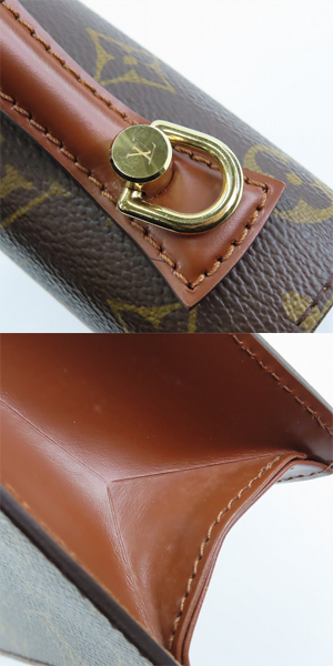 実際に弊社で買取させて頂いたLOUIS VUITTON/ルイヴィトン モノグラム モンソー ハンドバッグ/セカンドバッグ M51185の画像 7枚目