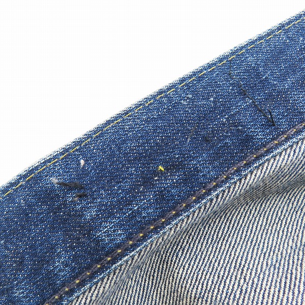 実際に弊社で買取させて頂いたLEVI'S/リーバイス S501XX 米国製 840本限定 1944年 復刻 大戦モデル 月桂樹ボタン/シャツスレーキ/W38L36の画像 8枚目