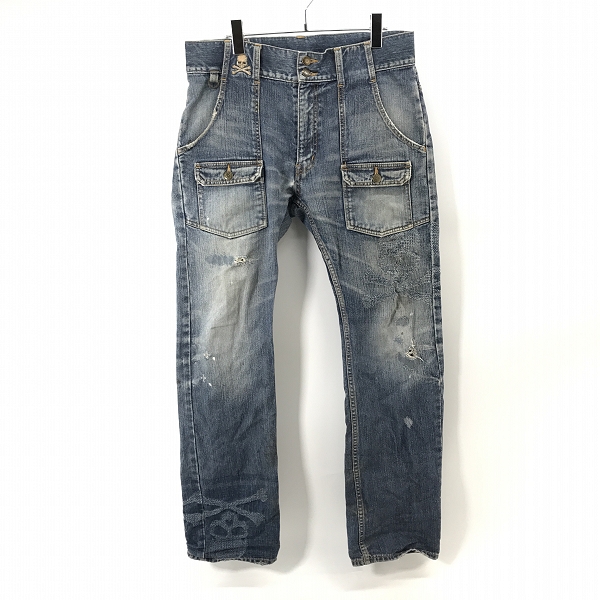 実際に弊社で買取させて頂いたmastermind JAPAN/マスターマインドジャパン 10SS timeless期 デニムパンツ MW-PA03-00-D/M