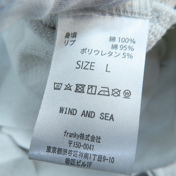 実際に弊社で買取させて頂いたHYSTERIC GLAMOUR×WIND AND SEA/ヒステリックグラマー×ウィンダンシー ヒスガール プリント パーカー /Lの画像 3枚目