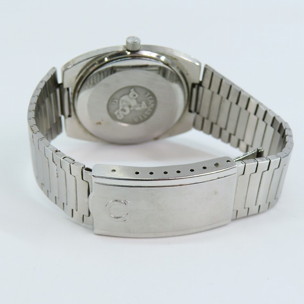 実際に弊社で買取させて頂いたOMEGA/オメガ 自動巻 SEAMASTER/シーマスター ブルー デイデイト アンティーク 14829の画像 2枚目