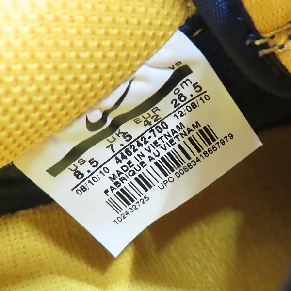 実際に弊社で買取させて頂いた【観賞用】NIKE/ナイキ DUNK LOW/ダンクロー ヴィンテージ 446242-700/26.5の画像 5枚目