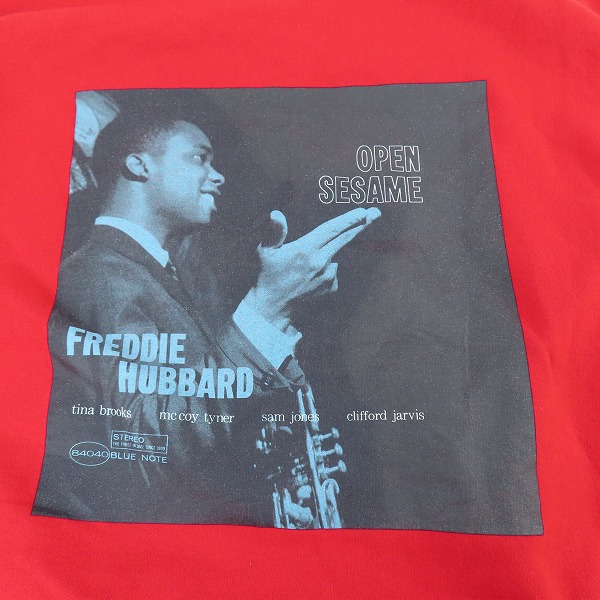 実際に弊社で買取させて頂いたWACKO MARIA/ワコマリア 23AW BLUE NOTE SWEAT SHIRT クルーネック スウェット レッド/XLの画像 7枚目