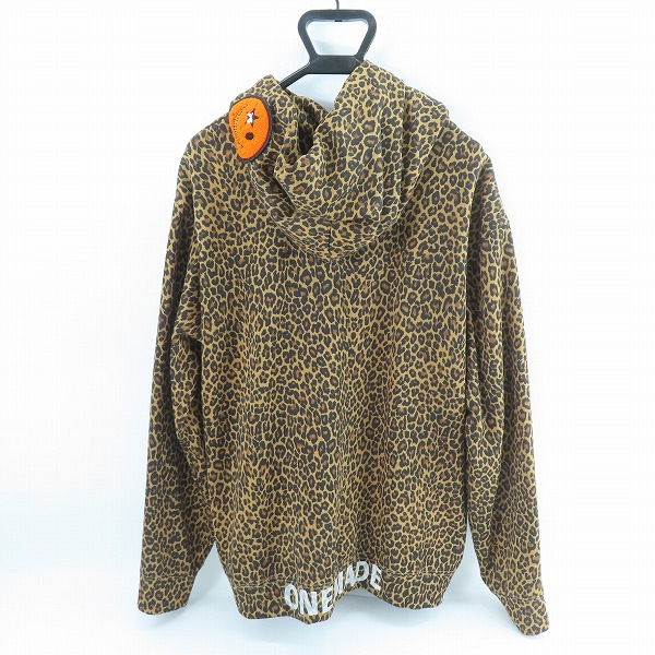 実際に弊社で買取させて頂いたroarguns×ONEMADE/ロアーガンズ×ワンメイド レオパード プルオーバー ロングパーカー/4の画像 1枚目