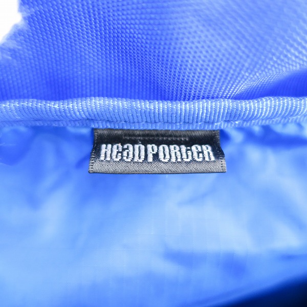 実際に弊社で買取させて頂いたHEAD PORTER/ヘッドポーター WAIST BAG ウエストバッグ 鞄 ブルーの画像 5枚目