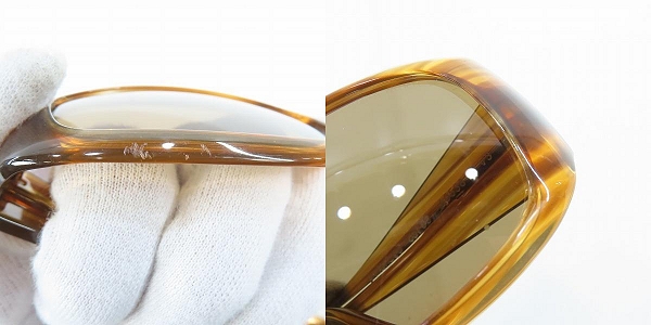 実際に弊社で買取させて頂いたalain mikli/アランミクリ 偏光レンズ サングラス/アイウェア A0538-12-V3の画像 9枚目