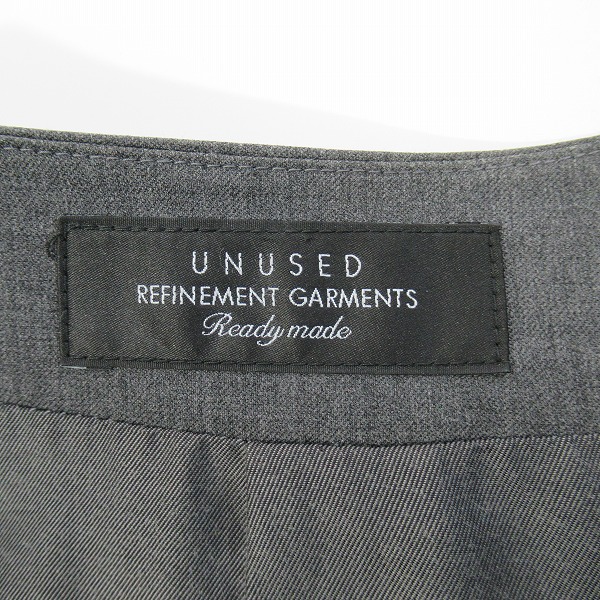 実際に弊社で買取させて頂いたUNUSED/アンユーズド ノーカラージャケット/2の画像 2枚目