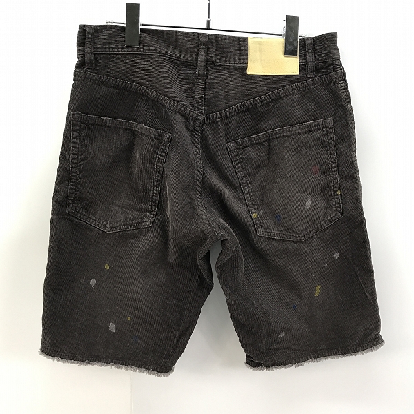 実際に弊社で買取させて頂いたVISVIM/ビスビム 17SS FLUXUS 03 CUT-OFFS SLUB (CORDS) コーデュロイ ハーフパンツ 0117105008014 2の画像 1枚目