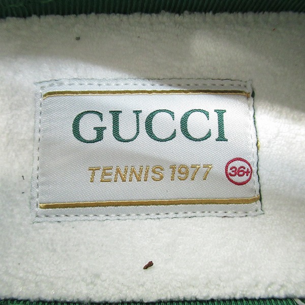 実際に弊社で買取させて頂いたGUCCI/グッチ TENNIS 1977 テニス シェリー GG シューズ/スニーカー 36.5の画像 5枚目