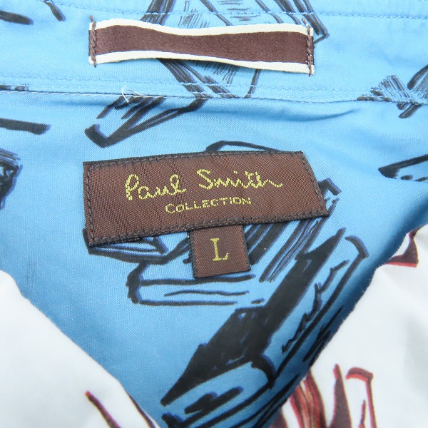 実際に弊社で買取させて頂いたPaul Smith COLLECTION/ポールスミスコレクション 総柄 ボタンシャツ Lの画像 2枚目
