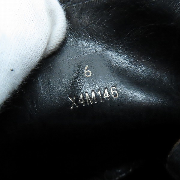 実際に弊社で買取させて頂いたEMPORIO ARMANI/エンポリオアルマーニ レザー ベルトブーツ 6の画像 5枚目