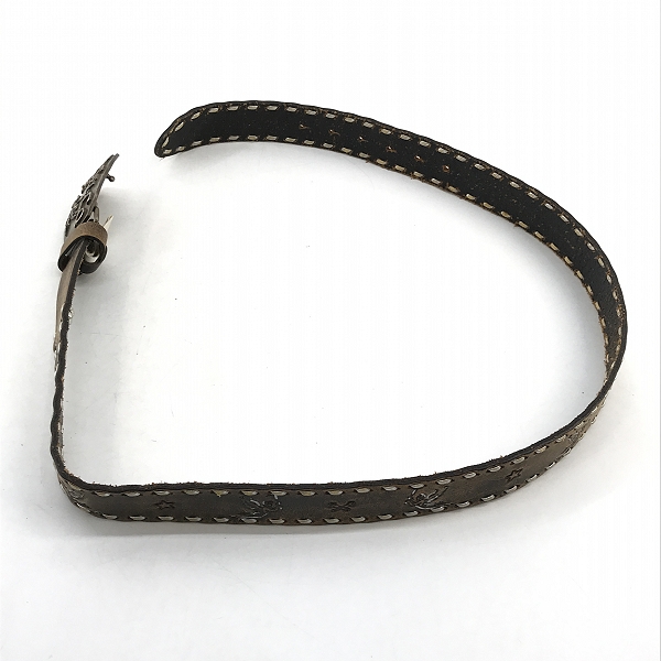 実際に弊社で買取させて頂いた【JPタグ】DIESEL/ディーゼル エンジェルバックル レザーベルト 38の画像 9枚目