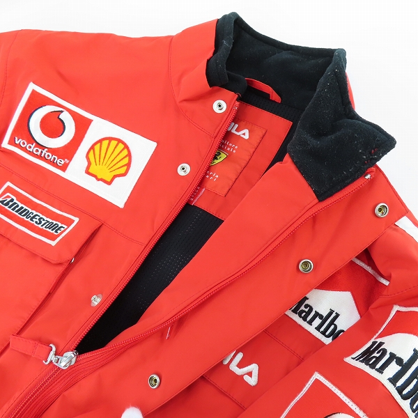 実際に弊社で買取させて頂いたFILA/フィラ Ferrari/フェラーリ Formula1/F1 ジャケット /Mの画像 2枚目