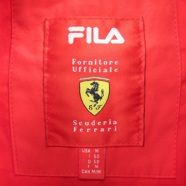 実際に弊社で買取させて頂いたFILA/フィラー FERARRI/フェラーリー Marlboro/Shell Formula1/F1 Racing ベスト /Mの画像 2枚目