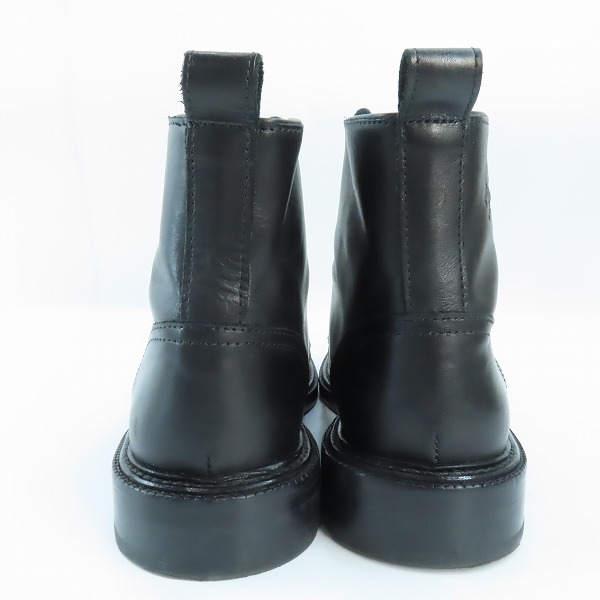 実際に弊社で買取させて頂いたMAISON KITSUNE/メゾンキツネ レザーレースアップブーツ LM04311LC0041-P199/41の画像 1枚目