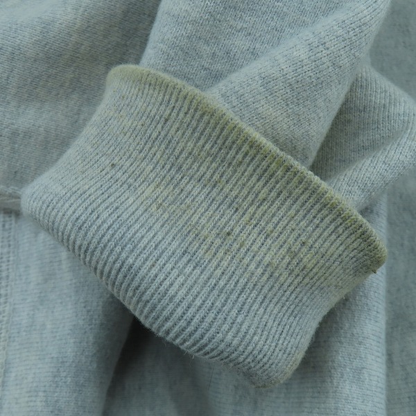 実際に弊社で買取させて頂いたAURALEE/オーラリー クルーネック スウェット/トレーナー グレー/4 の画像 6枚目