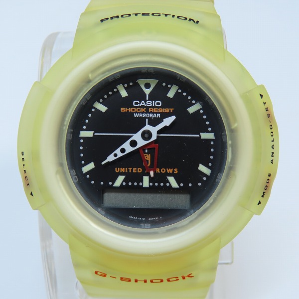 実際に弊社で買取させて頂いたG-SHOCK×UNITED ARROWS/Gショック×ユナイテッドアローズ別注 AW-500BUA-1E【動作未確認】の画像 0枚目