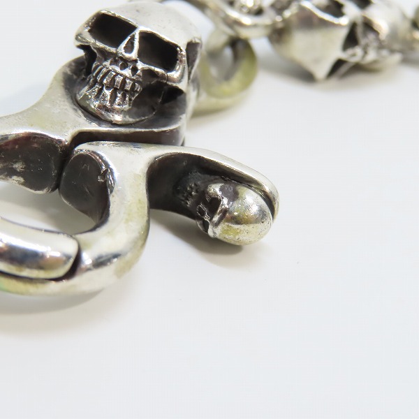 実際に弊社で買取させて頂いたSTANLEY GUESS/スタンリーゲス スカルウォレットチェーンの画像 3枚目