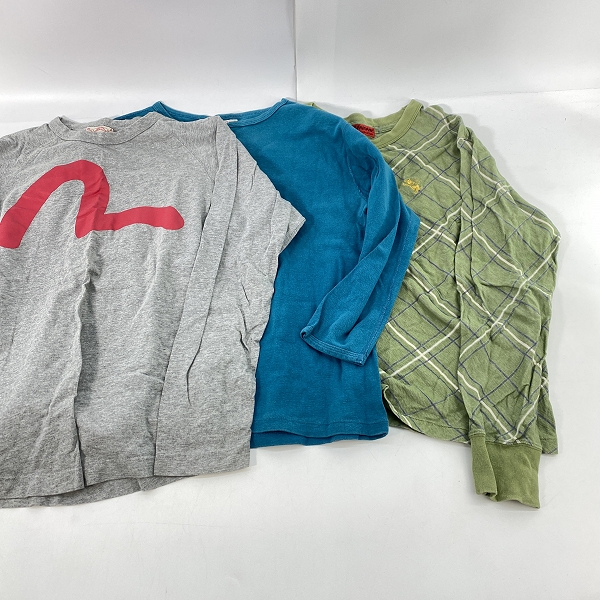 実際に弊社で買取させて頂いた【おまとめ】EVISU/エヴィス 長袖Tシャツ/ロンTの画像 1枚目
