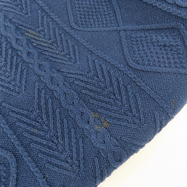 実際に弊社で買取させて頂いたCALEE/キャリー ニット/セーター ネイビー /Lの画像 6枚目