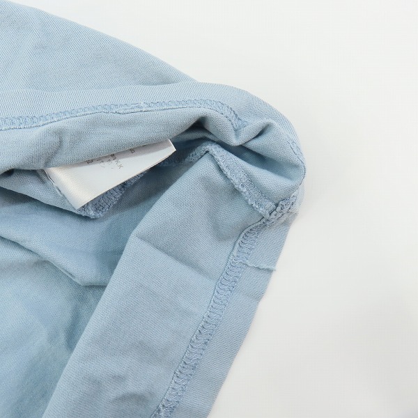 実際に弊社で買取させて頂いたGIVENCHY/ジバンシィ ヴィンテージロゴ スリムフィットクルーネック半袖Tシャツ ブルー BM70K93002/XLの画像 6枚目