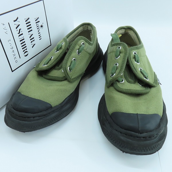 実際に弊社で買取させて頂いたMAISON MIHARAYASUHIRO/メゾンミハラヤスヒロ ミリタリーシューズ A03FW710 /40