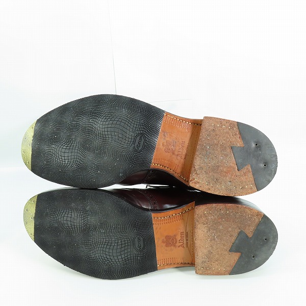 実際に弊社で買取させて頂いたALDEN×BARNEYS NEWYORK/オールデン×バーニーズニューヨーク コードバン サドル シューズ 5996/7.5の画像 2枚目