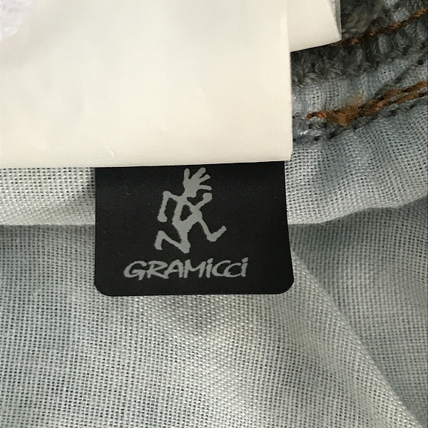 実際に弊社で買取させて頂いた【未使用】GRAMICCI/グラミチ BEAMS別注 デニムクライミングパンツ GMP-21S1731/Mの画像 4枚目