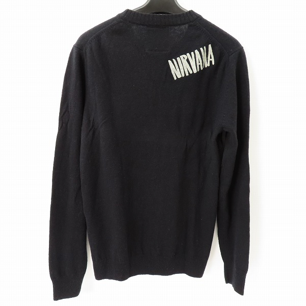 実際に弊社で買取させて頂いたHYSTERIC GLAMOUR/ヒステリックグラマー KURT COBAIN/カートコバーン ウール/カシミヤ セーター 0293NS11 /Lの画像 1枚目