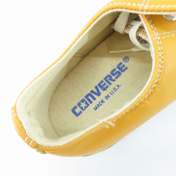 実際に弊社で買取させて頂いたCONVERSE/コンバース ALL STAR LOW USA製 スニーカー/10906/8の画像 4枚目