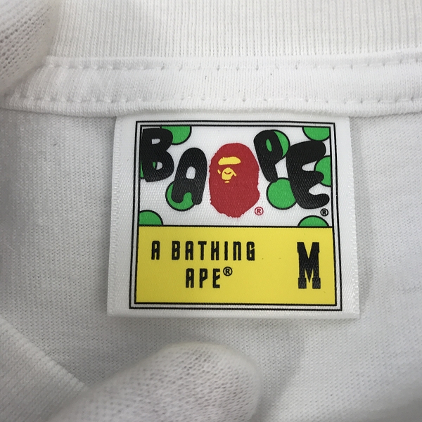 実際に弊社で買取させて頂いたA BATHING APE/アベイシングエイプ KABUKI  TEE 歌舞伎Tシャツ/Mの画像 2枚目