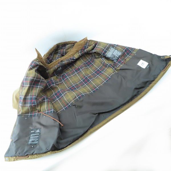 実際に弊社で買取させて頂いたBarbour × C.P. COMPANY/バブアー × シーピーカンパニー Mille WAX Jacket /ミルジャケット 50周年記念モデル/Mの画像 2枚目