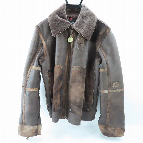 実際に弊社で買取させて頂いたDIESEL/ディーゼル カウレザー ムートンジャケット M