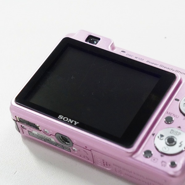 実際に弊社で買取させて頂いたSONY/ソニー Cyber-shot DSC-W120 コンパクトデジタルカメラ 簡易動作確認済みの画像 5枚目