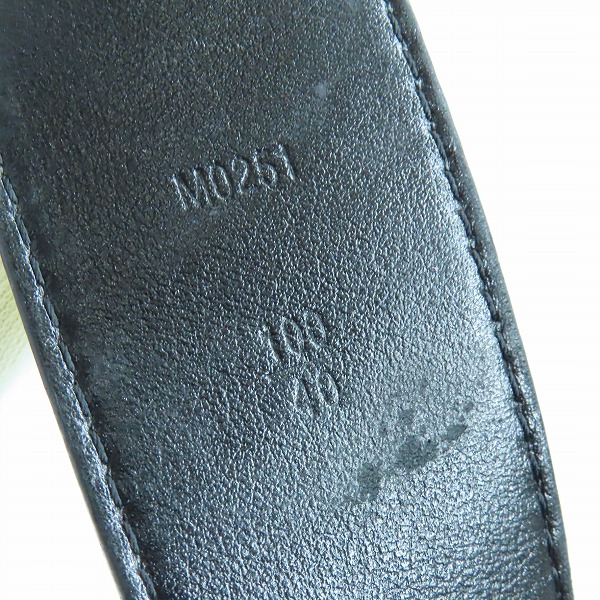 実際に弊社で買取させて頂いたLOUIS VUITTON/ルイヴィトン 19SS モノグラム サンチュール プリズム モノグラム ベルト M0251/100/40の画像 3枚目