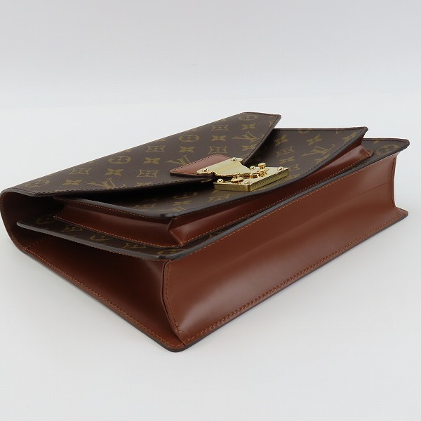 実際に弊社で買取させて頂いたLOUIS VUITTON/ルイヴィトン モノグラム モンソー ハンドバッグ/セカンドバッグ M51185の画像 2枚目
